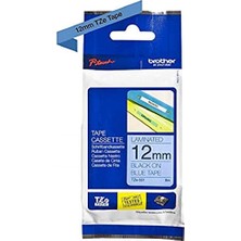 P-Touch Yazı Bandı TZE-531 12 Mm, Mavi Üzerine Siyah (P-Touch PT-H100LB/R, H105, E100/VP, D200/BW/VP, D210/VP ile Uyumlu)