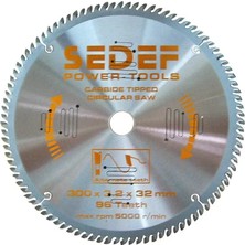 Sedef Power Tools Sedef 250X30X3.2MM 80 Diş Trapez Negatif Diş Testere Ap