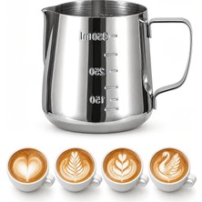 Weather Forecast 304 Çelik 350 ml Kahve Süt Köpürtme Potu Sütlük Pitcher cin502
