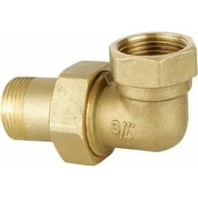Techno 3/4" Sarı Köşe Radyatör Rakoru