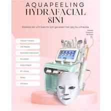 Hydrafacial LED Maskeli & Yüksek Frekanslı Hydrafacial 8in1