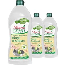 3'lü Set -Organik Aloeveralı Elde Bulaşık Temizleyici Hassas Eller (750 ml x 3 Adet)