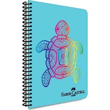 Yüz Tasarımlı Spiralli Defter, A4,120 Yaprak, 70G Kağıt, Çizgili, Dayanıklı Kapak, Kolay Açılan Spiral Cilt, Asorti Renkler