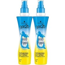 Beach Babe Deniz Tuzu Spreyi, 2X200 Ml, Saç Bakım Seti