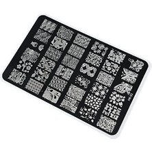 Xl Büyük Boy Tırnak Stamping Baskı Plakası HK03
