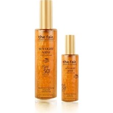 Sun Light Shine Spf 50+/pa++++ Parıltılı Güneş Koruyucu Vücut ve Saç Yağı, 130 ml