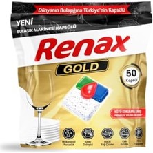 Gold Bulaşık Makinesi Kapsül Deterjanı 50 Adet