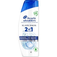 Klasik Bakım 2'si 1 Arada Kepeğe Karşı Şampuan, 300 ml