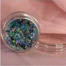 20 Aqua Butterfly Parıltılı Jel Glitter Far