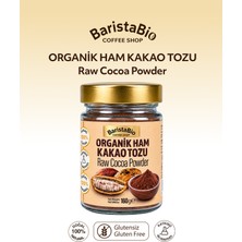Barista Bio Organıc Kakao Tozu %100 Doğal - Katkısız 160 ml / Raw Cocoa Powder %100 Natural - No Additives 160 ml