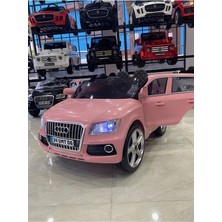 Audi 12 Volt Uzaktan Kumandalı Akülü Jeep 1-5 Yaş Pembe
