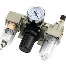 Ateş Aefc 2000 1/4 Filtre Regülatör Yağlayıcı Hava Şartlandırıcı Seti