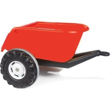Pilsan Pedallı-Akülü Büyük Mega Traktör Römork Kırmızı ve Yeşil