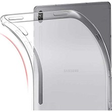 Galaxy ile Uyumlu Tab S7 T870 Tablet Süper Silikon Kılıf Renksiz