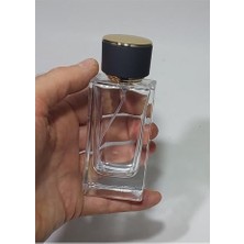 2 Adet 50 ml Gold Siyah Kapaklı Cam Sprey Kolonya Şişesi, PRFM-0027132