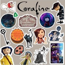 Coraline Sticker Seti, Laptop Notebook Telefon Etiket Journal