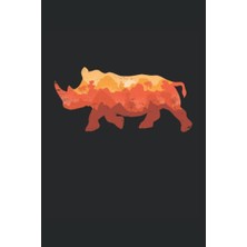 Rhinocéros: Rhinocéros D'afrique Du Sud |cahier Dın A5 6x9 Pouces |cahier De Journal De Planificateur |120 Pages |pointé