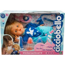 Cicciobello Çok Hastayım | 42 cm Hasta Et Bebek + Doktor Aksesuar Seti | Yanakları Kızaran Bebek