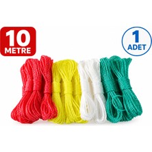 Lumina Renkli Plastik Çamaşır İpi 10mt.-1 adet