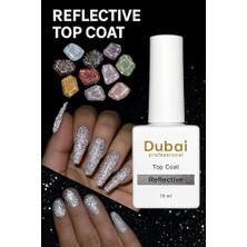 Dubai Professional Reflective Top Coat Gümüş, 15 ml
