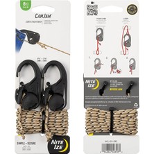 Nite Ize Camjam Halatlı Bağlama Aparatı 2li Paket- 244 cm