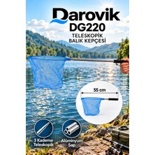 Darovik DG220 Teleskopik Balık Kepçesi 100 cm Ayarlı Alüminyum Balıkçı Kepçe