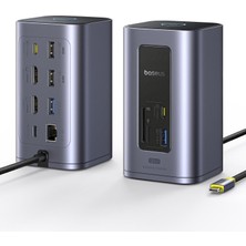 Nelix Baseus Usb-C Dock "10 Gbps Aktarımla Büyük Dosyaları Hızla Taşıyın"