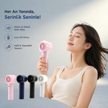 Aslanoğlu Store Dijital Göstergeye Sahip Mini El Fanı - 5W Hız