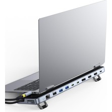 Nelix Baseus Eh3 12 In 1 Usb-C Dock "üç 4K Ekranla Daha Geniş Çalışma Alanı"