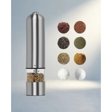 Aslanoğlu Store Ergonomik Tasarımlı Otomatik Baharat Değirmeni 22,5 cm