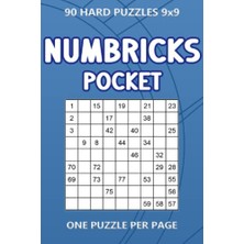 Numbricks Pocket: 90 Hard Puzzles 9x9 One Puzzle Per Page (4 x 6 Inches In Size)