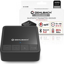 Oehlbach Bluetooth Verici Alıcı "20 Saat Pil Ömrüyle Dinlemeye Devam Edin"