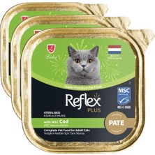 Plus Pate Balıklı Kısır Kedi Konservesi 85 G 3'lü Paket