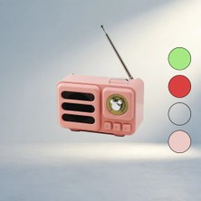 Aslanoğlu Store Şık Tasarımlı Kablosuz Hoparlör USB Şarjlı Renkli Kasa