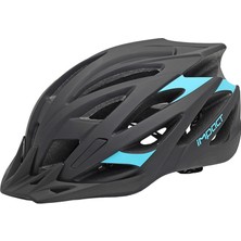 Impact Scap Siyah Mavi 59-61CM M-L Bisiklet Kaskı