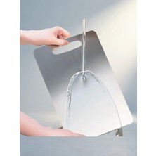 Aslanoğlu Store Mutfak Için Paslanmaz Çelik Kesme Tahtası 24X15 cm