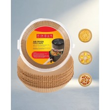 Aslanoğlu Store Yapışmaz Airfryer Pişirme Kağıdı 100 Lü Yağ Geçirmez