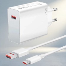 Aslanoğlu Store Akıllı Hızlı Şarj Adaptörü 67W USB To Type-C Güç Adaptörü