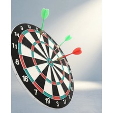 Aslanoğlu Store Eğlenceli Dart Tahtası Seti 17 Inç 4 Adet Dart Oku ile