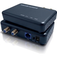 Kiwee Broadband Koaksiyel Ethernet Adaptörü "oyun ve 4K Yayın Için 2.5gbe Bağlantı"