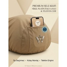W Motors W Armor Vespa Gts 125 250 300 Light Brown (Açık Kahve) Premium Özel Sele Kılıfı