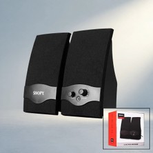 Aslanoğlu Store Multimedya Hoparlör Seti 4W USB 2.0 1+1 Ses Sistemi