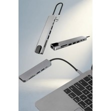 Aslanoğlu Store Kompakt Dönüştürücü Adaptör Type-C HDMI USB 3.0 Macbook