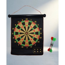 Aslanoğlu Store Eğlenceli Katlanabilir Dart Oyunu 6 Adet Manyetik Ok ile