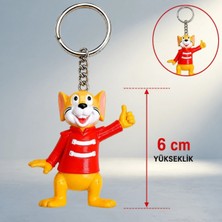 Aslanoğlu Store Eğlenceli Fare Figürlü Anahtarlık 6 cm Günlük Kullanım