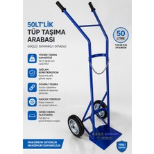 Akyelone Tüp Taşıma Arabası Tekli 50lt