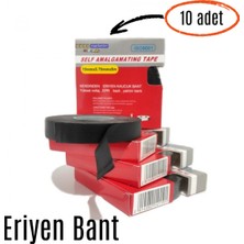 Akyelone Eriyen Bant Kauçuk Bant Yalıtım Bantı 19mm x 0.80mm x 8mt (10adet)