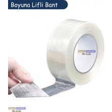 Akyelone Boyuna Lifli Filament Bant Cam Elyaf Takviyeli Ambalaj Bandı 50mm x 50m
