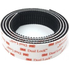 Akyelone 3M Sj3550 25mm x 5mt Sıyah Dual Lock Cırt Bant