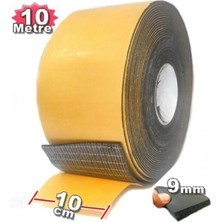 Akyelone Araç Oto Ses Isı Yalıtım 10cm x 10mt 9mm Yapışkanlı Kauçuk Izolasyon Malzemesi Yalıtım Bandı